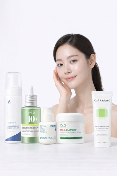Korean Skincare Routine for Acne Marks and Scarring- Sensitive Skin ...