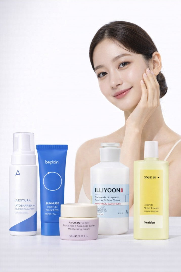Korean Skincare Routine for Dehydrated, Tight and Flaky Skin- Sensitive Skin-Luxiface.com