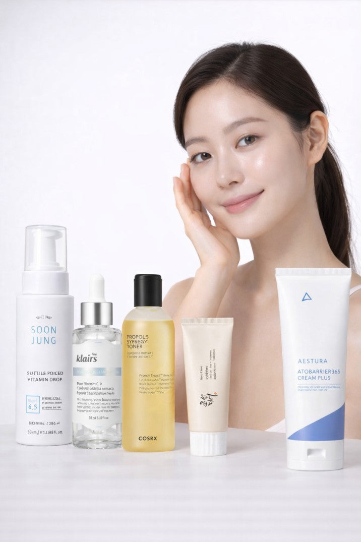 Korean Skincare Routine for Dullness and Radiance- Dry Skin-Luxiface.com