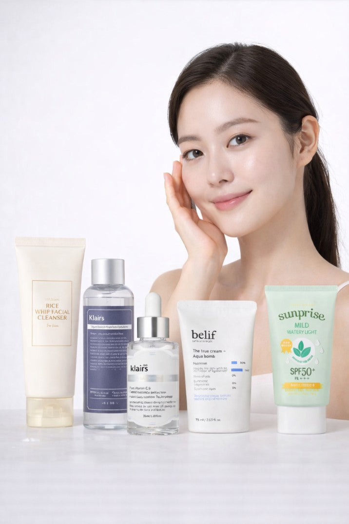 Korean Skincare Routine for Dullness and Radiance - Normal Skin-Luxiface.com