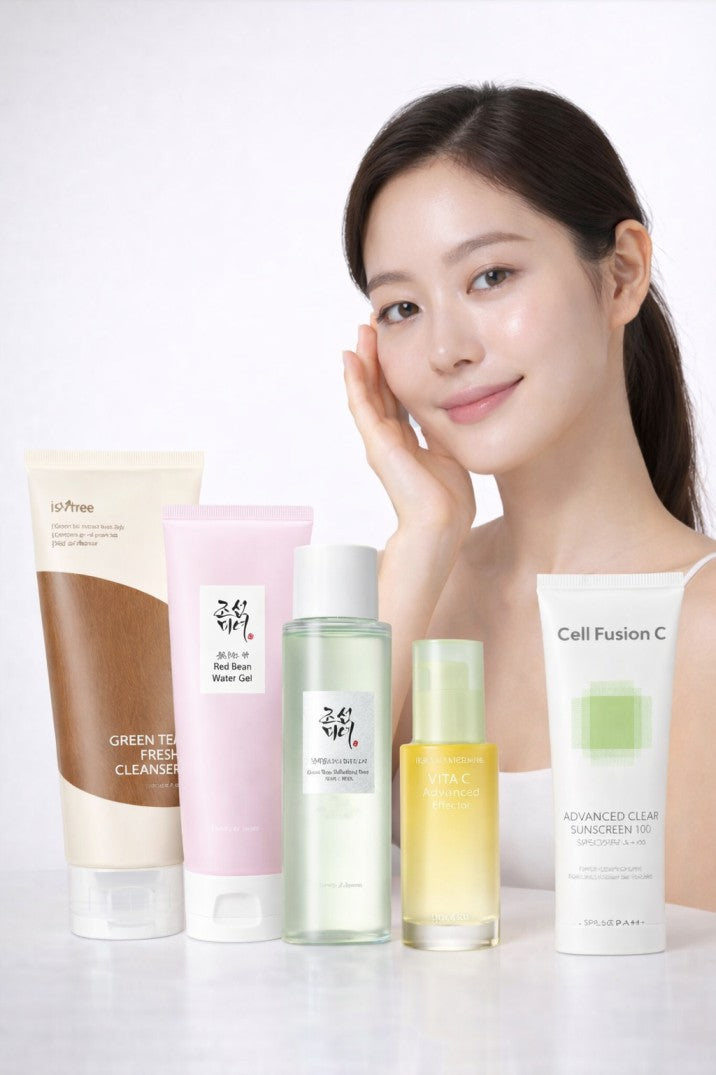 Korean Skincare Routine for Dullness and Radiance- Oily Skin-Luxiface.com