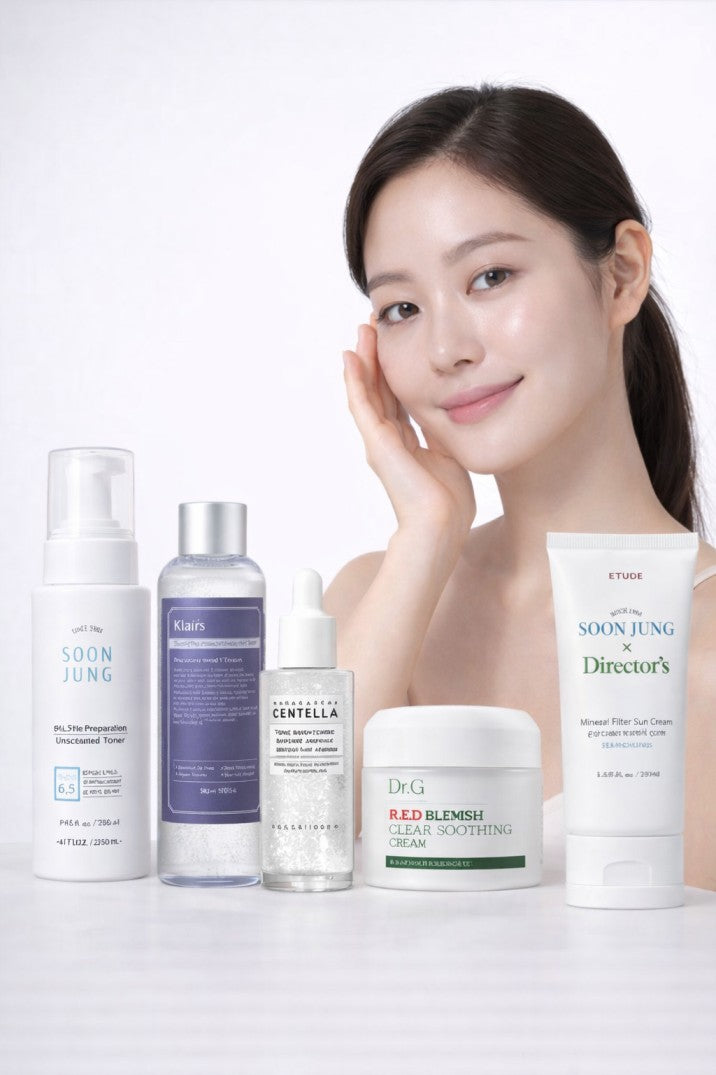 Korean Skincare Routine for Dullness and Radiance- Sensitive Skin-Luxiface.com