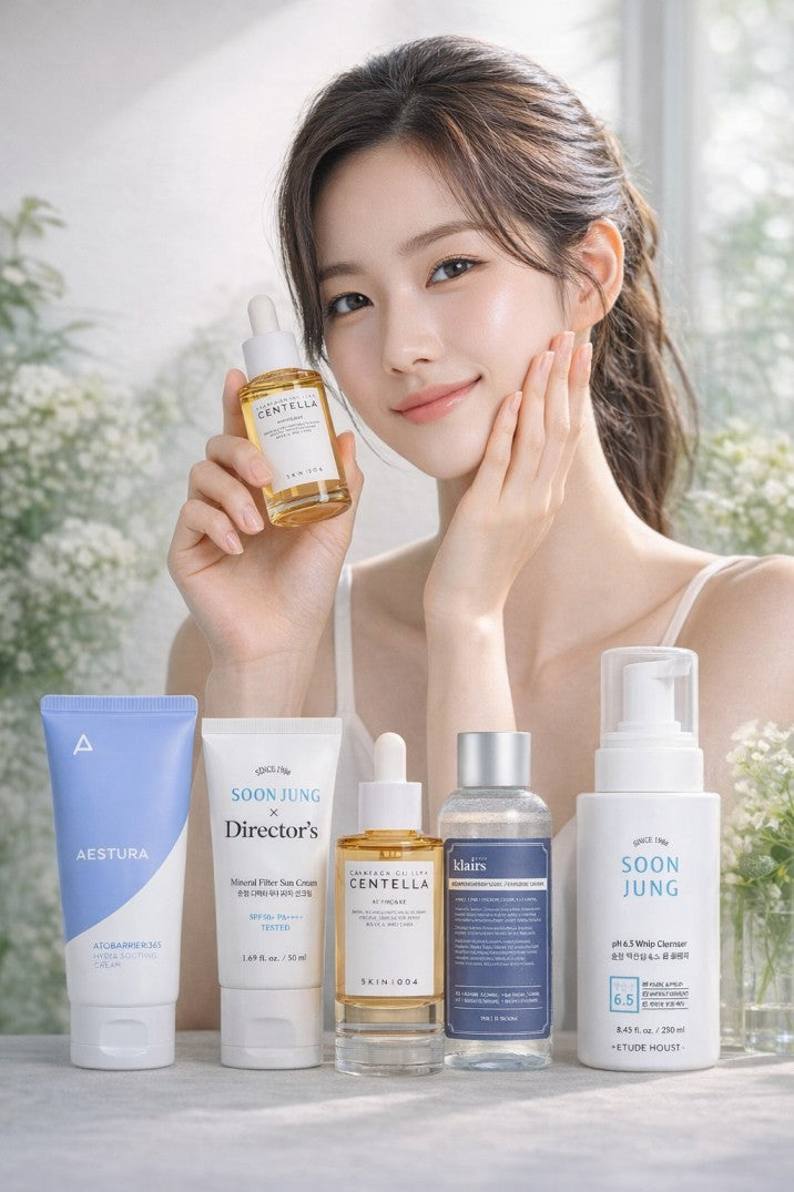 Korean Skincare Routine for Eczema Prone Skin - Barrier Support-Luxiface.com