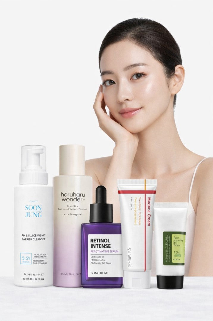 Korean Skincare Routine for Fine Lines and Wrinkles- Dry Skin-Luxiface.com