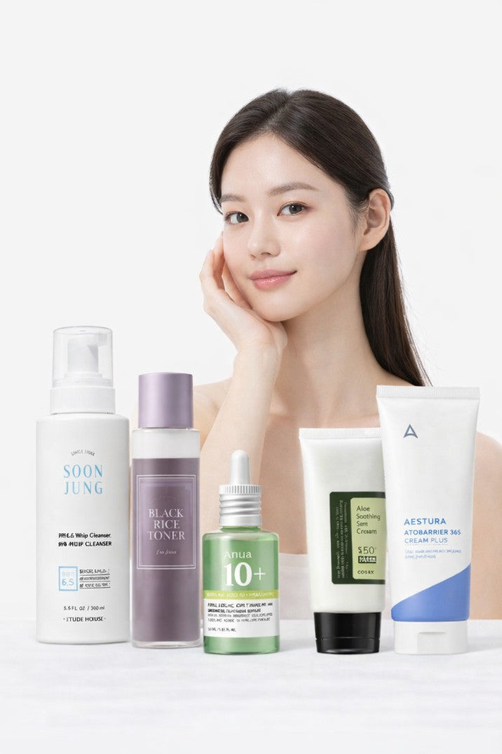 Korean Skincare Routine for Hormonal Acne- Dry Skin-Luxiface.com