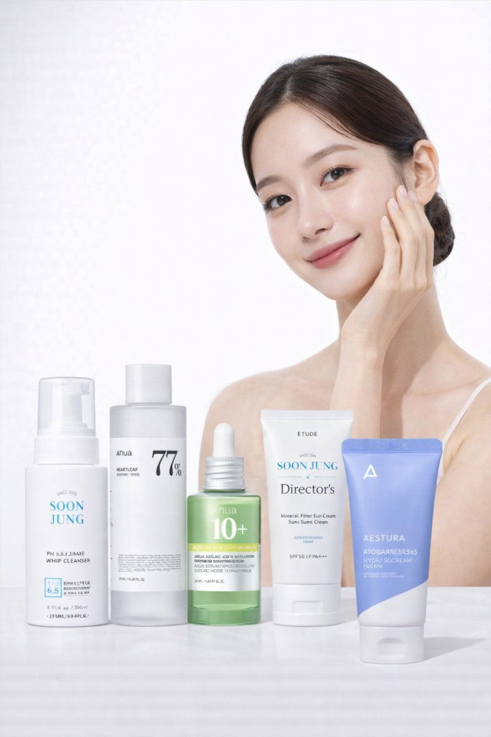 Korean Skincare Routine for Hormonal Acne- Sensitive Skin-Luxiface.com