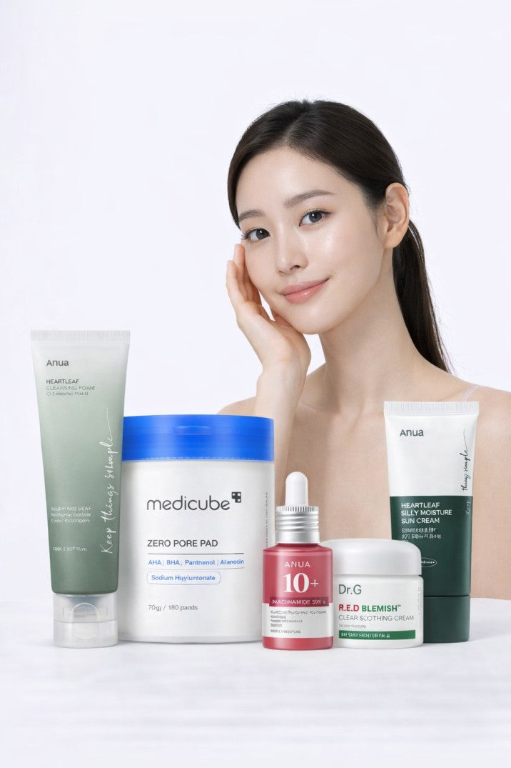 Korean Skincare Routine for Large Pores and Uneven Texture- Normal Skin-Luxiface.com