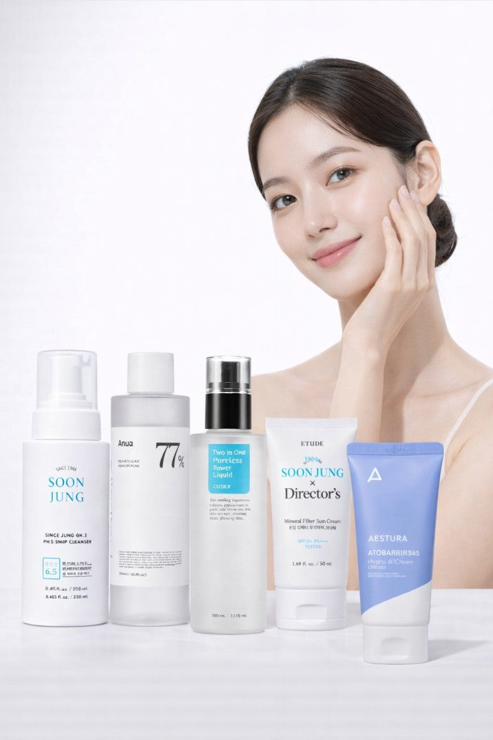 Korean Skincare Routine for Large Pores and Uneven Texture- Sensitive Skin-Luxiface.com