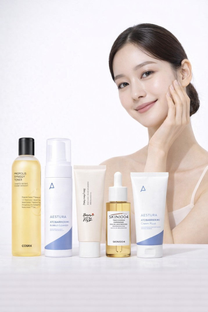 Korean Skincare Routine for Sensitivity and Redness- Dry Skin-Luxiface.com