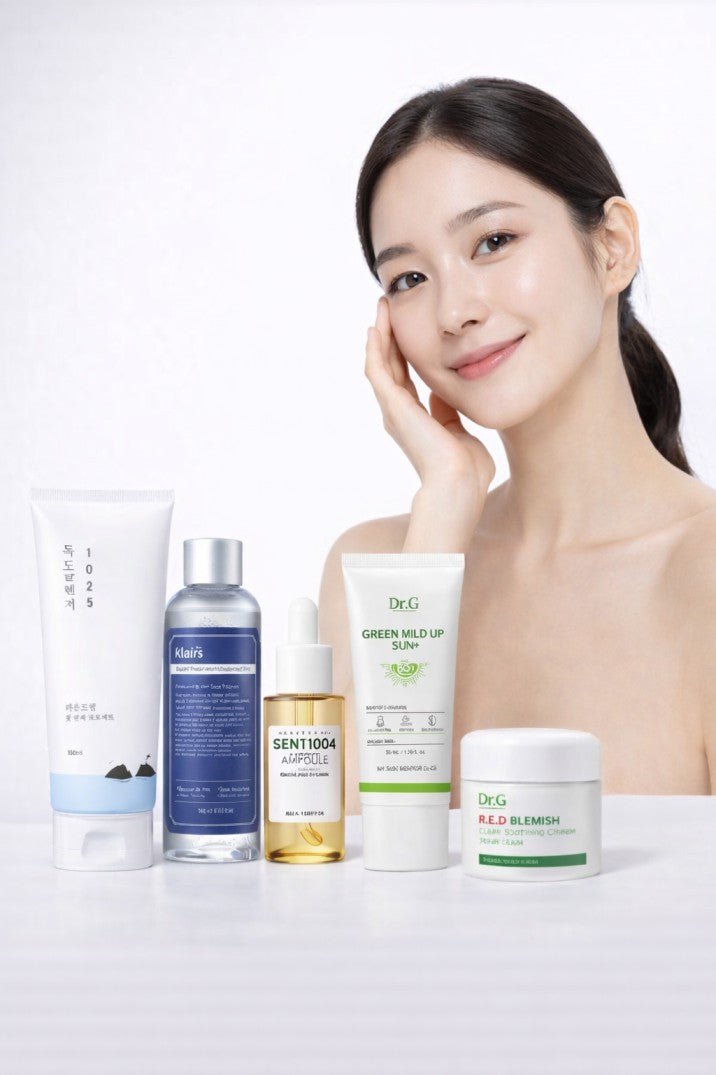 Korean Skincare Routine for Sensitivity and Redness- Oily Skin-Luxiface.com