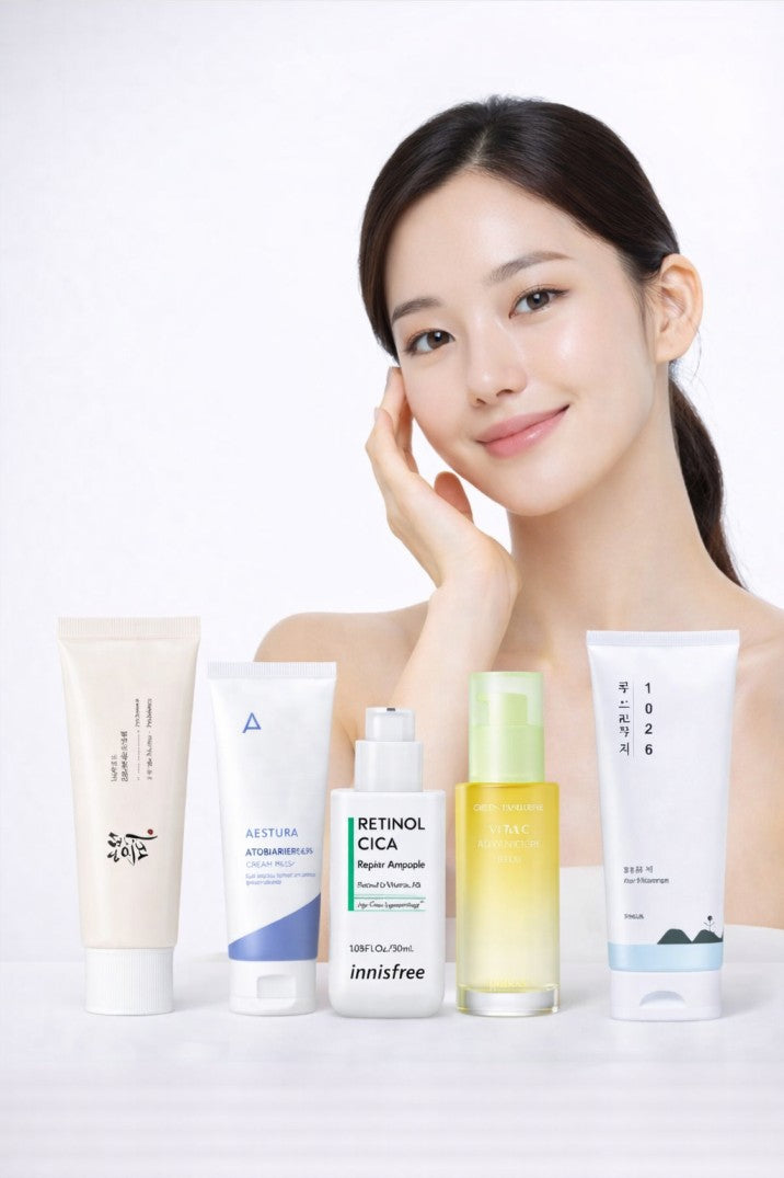 Korean Skincare Routine for Sun Damage and Protection- Normal Skin-Luxiface.com
