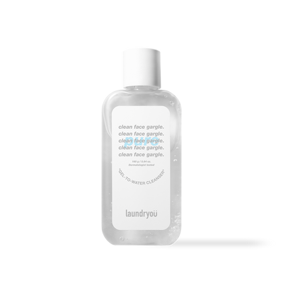 [Laundryou] Clean Face Gargle Gel-to-Foam Cleanser PURE 160g-Luxiface.com