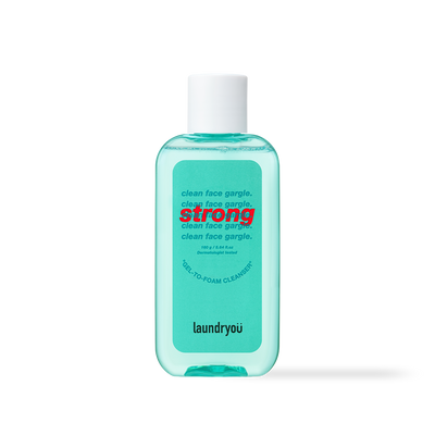 [Laundryou] Clean Face Gargle Gel-to-Foam Cleanser Strong 160g-Luxiface.com