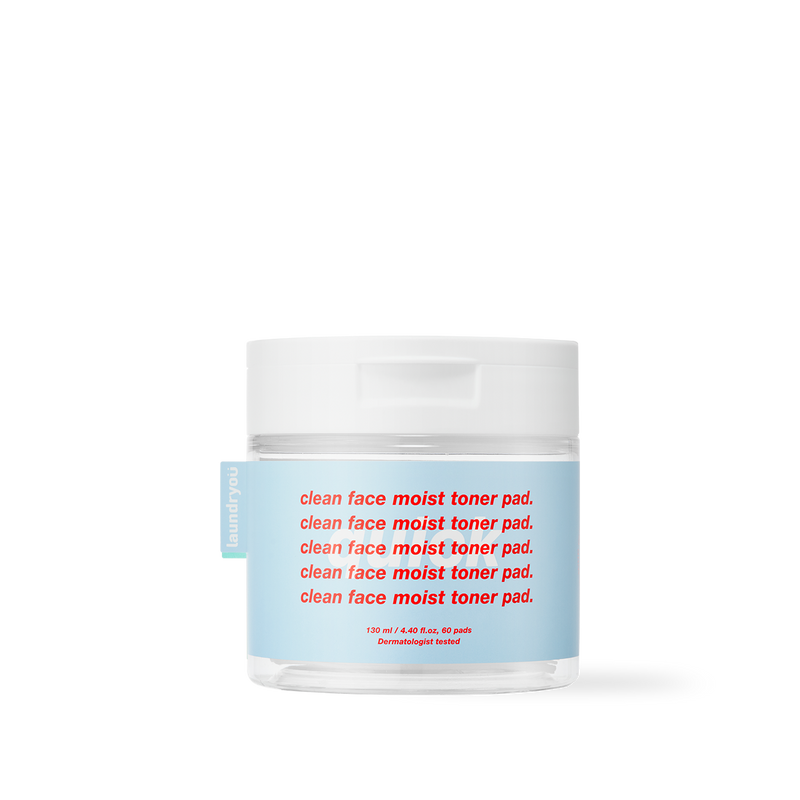 [Laundryou] Clean Face Moist Toner Pad Quick 60pcs-Luxiface.com