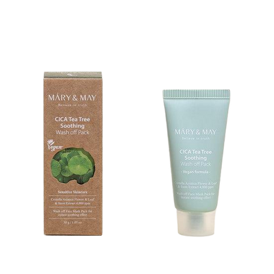 [Mary&May] CICA TeaTree Soothing Wash off Pack 30g-Luxiface.com