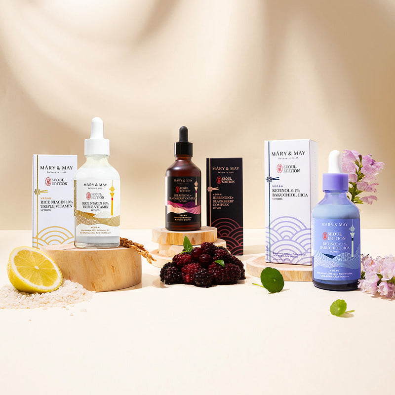 [Mary&May] Idebenone+Blackberry Complex Serum_80ml-Luxiface.com