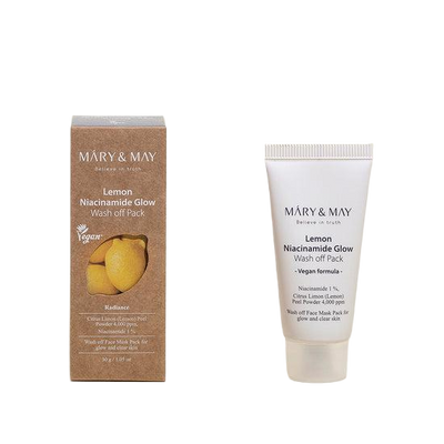[MARY&MAY] Lemon Niacinamide Glow Wash Off Pack 30g-Luxiface.com