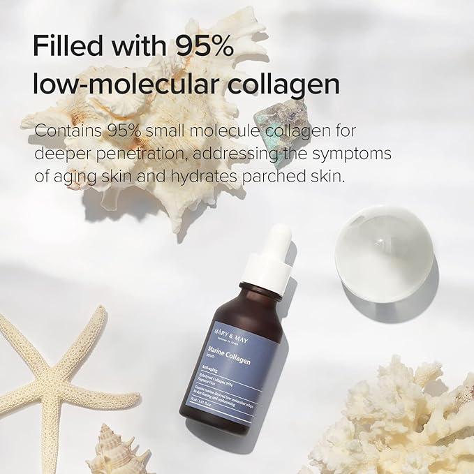 [Mary&May] Marine Collagen Serum 30ml-Luxiface.com