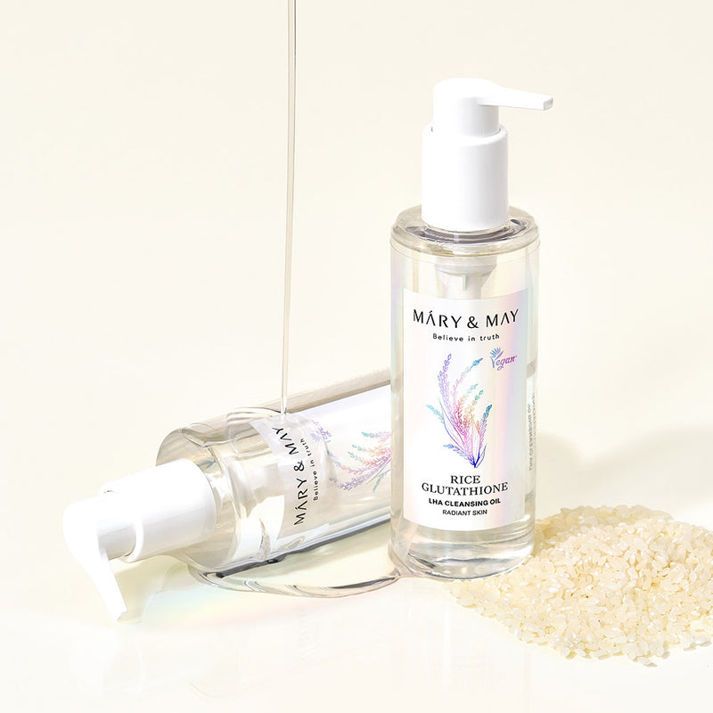 [Mary&May] Rice Glutathione LHA Cleansing Oil 200ml-Luxiface.com