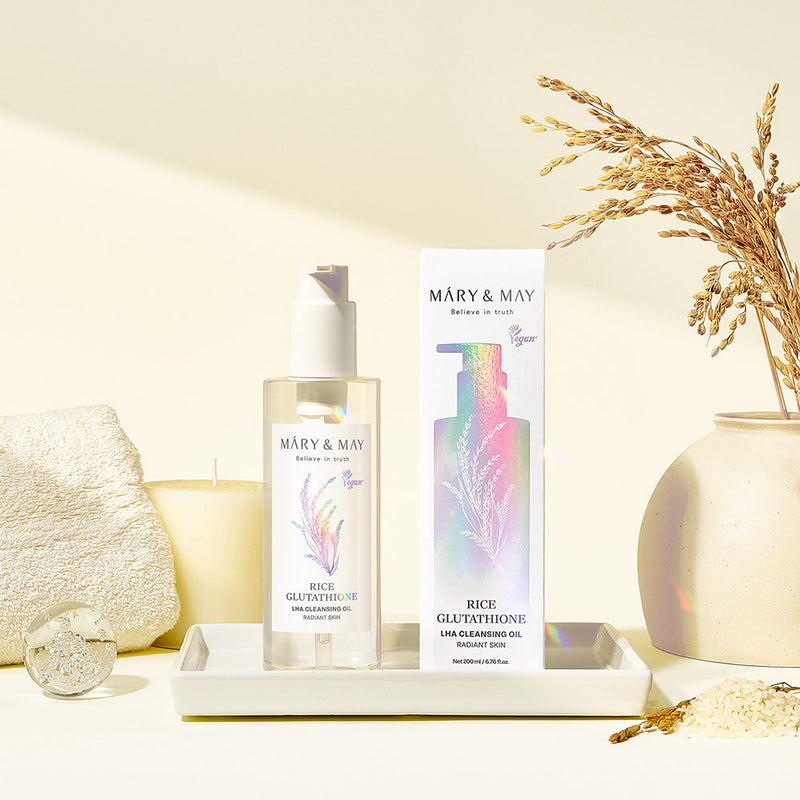 [Mary&May] Rice Glutathione LHA Cleansing Oil 200ml-Luxiface.com