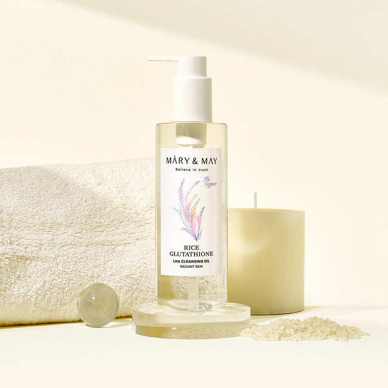 [Mary&May] Rice Glutathione LHA Cleansing Oil 200ml-Luxiface.com