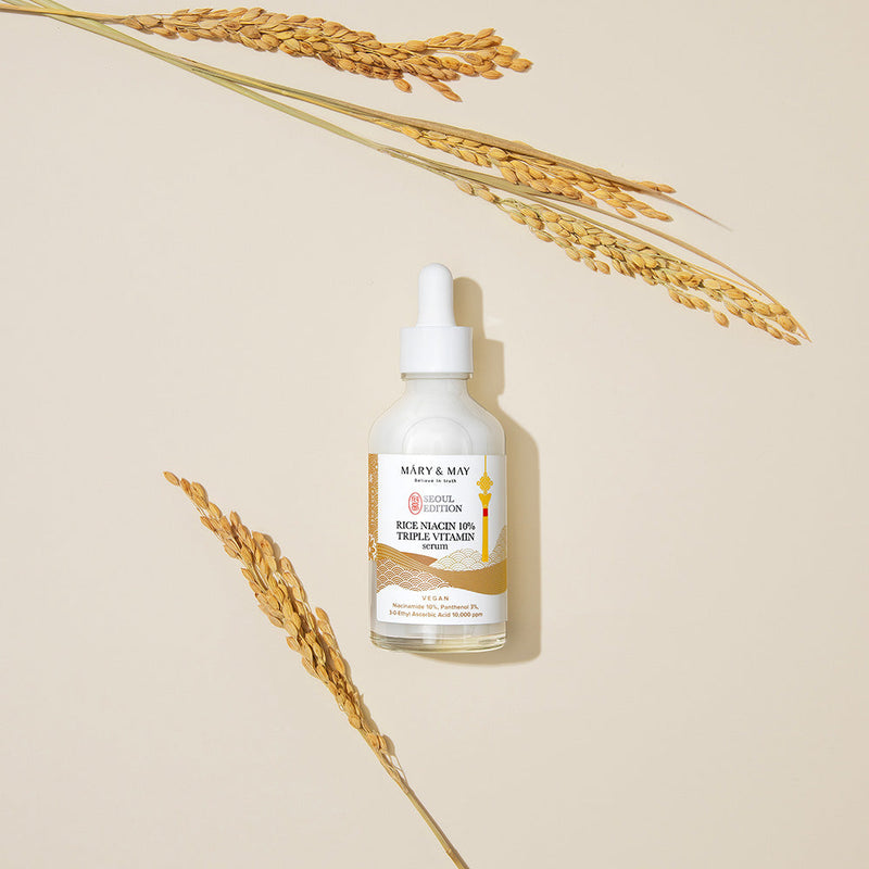 [Mary&May] Rice niacin 10% Triple Vitamin Serum 80ml-Luxiface.com