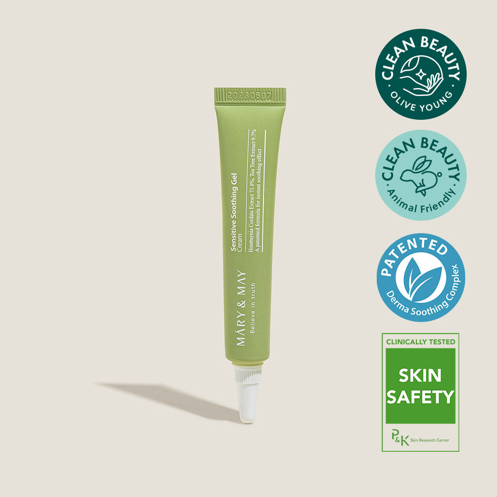 [MARY&MAY] Sensitive Soothing Gel Cream 12g [Miniature]-Luxiface.com