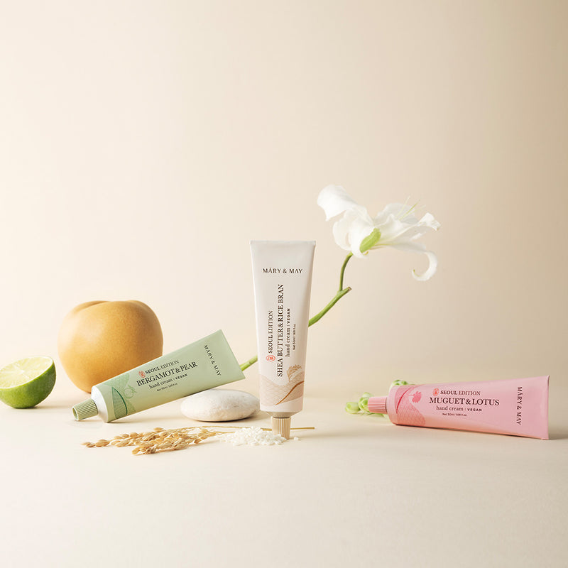 [Mary&May] Seoul Edition BERGAMOT & PEAR Hand Cream 50ml-Luxiface.com