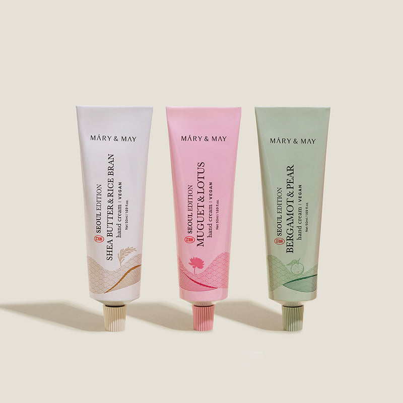 [Mary&May] Seoul Edition BERGAMOT & PEAR Hand Cream 50ml-Luxiface.com