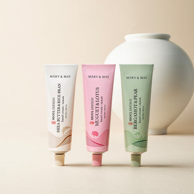 [Mary&May] Seoul Edition Hand Cream Trio Set (50ml x3)-Luxiface.com