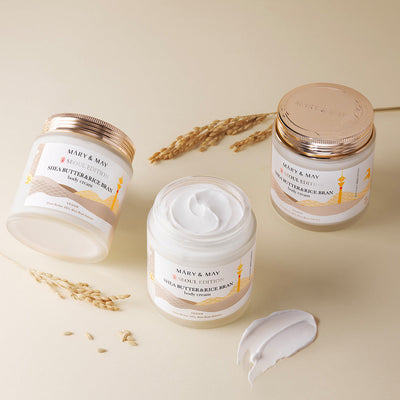 [Mary&May] Shea Butter & Rice Bran Body Cream 250ml-Luxiface.com