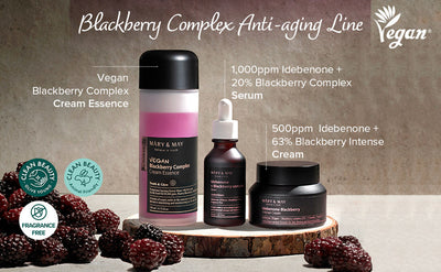 [MARY&MAY] Vegan Blackberry Complex Cream Essence 30ml [Miniature]-Luxiface.com