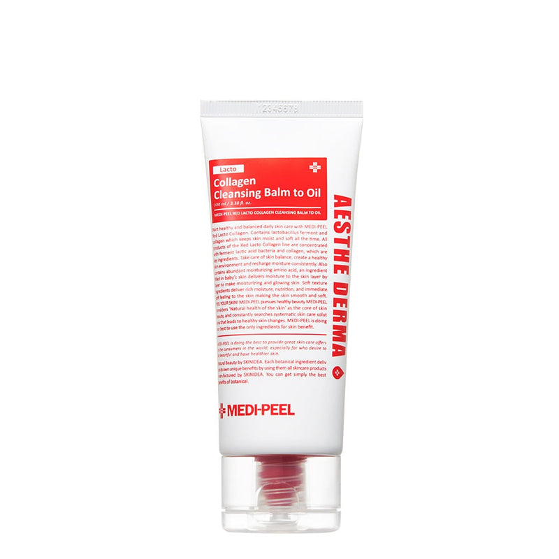 [Medi-Peel] Red Lacto Collagen Cleansing Balm To Oil 100g-Luxiface.com