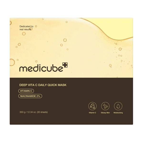 [Medicube] Deep Vita C Daily Quick Mask 30pcs image 1