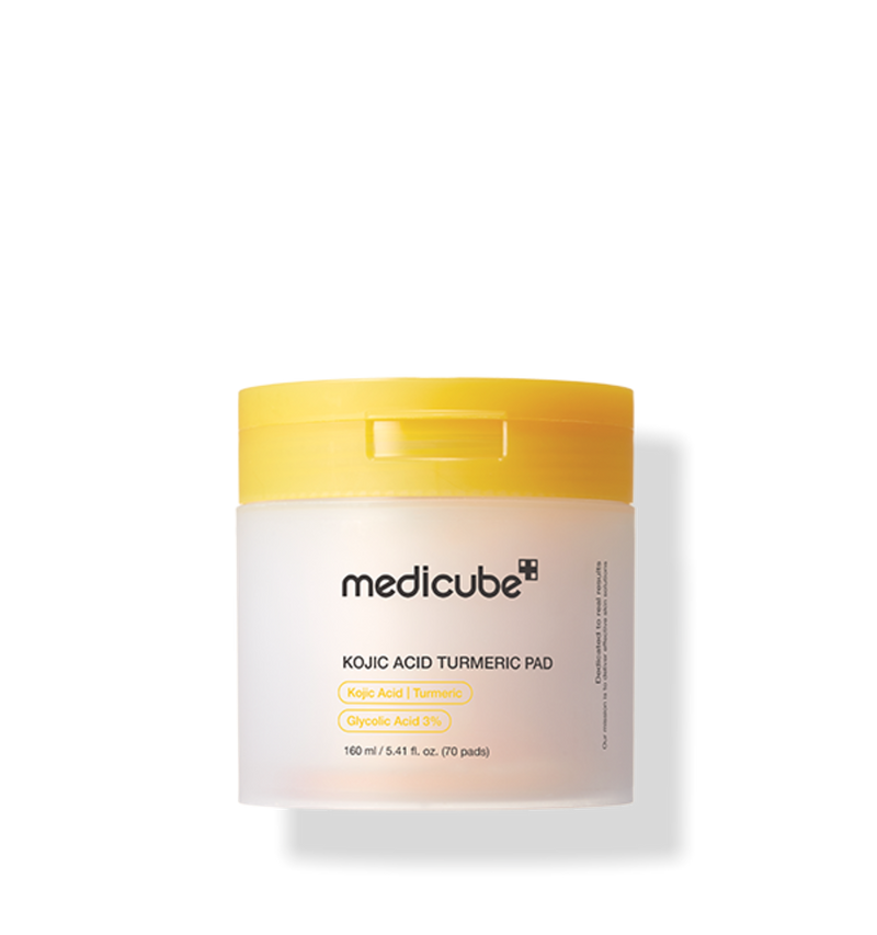 [Medicube] Kojic Acid Tumeric Toner Pad 70pcs-Luxiface.com