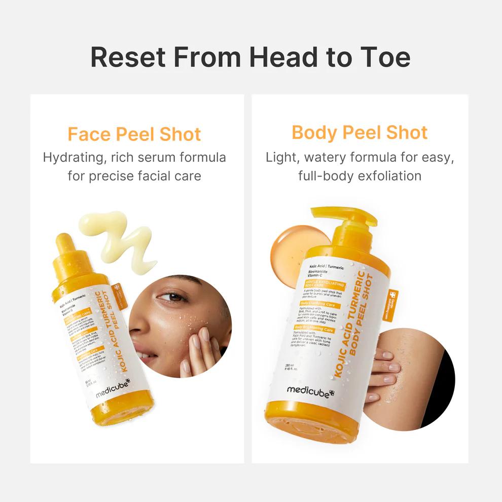[Medicube] Kojic Acid Turmeric Body Peel Shot 280ml image 9