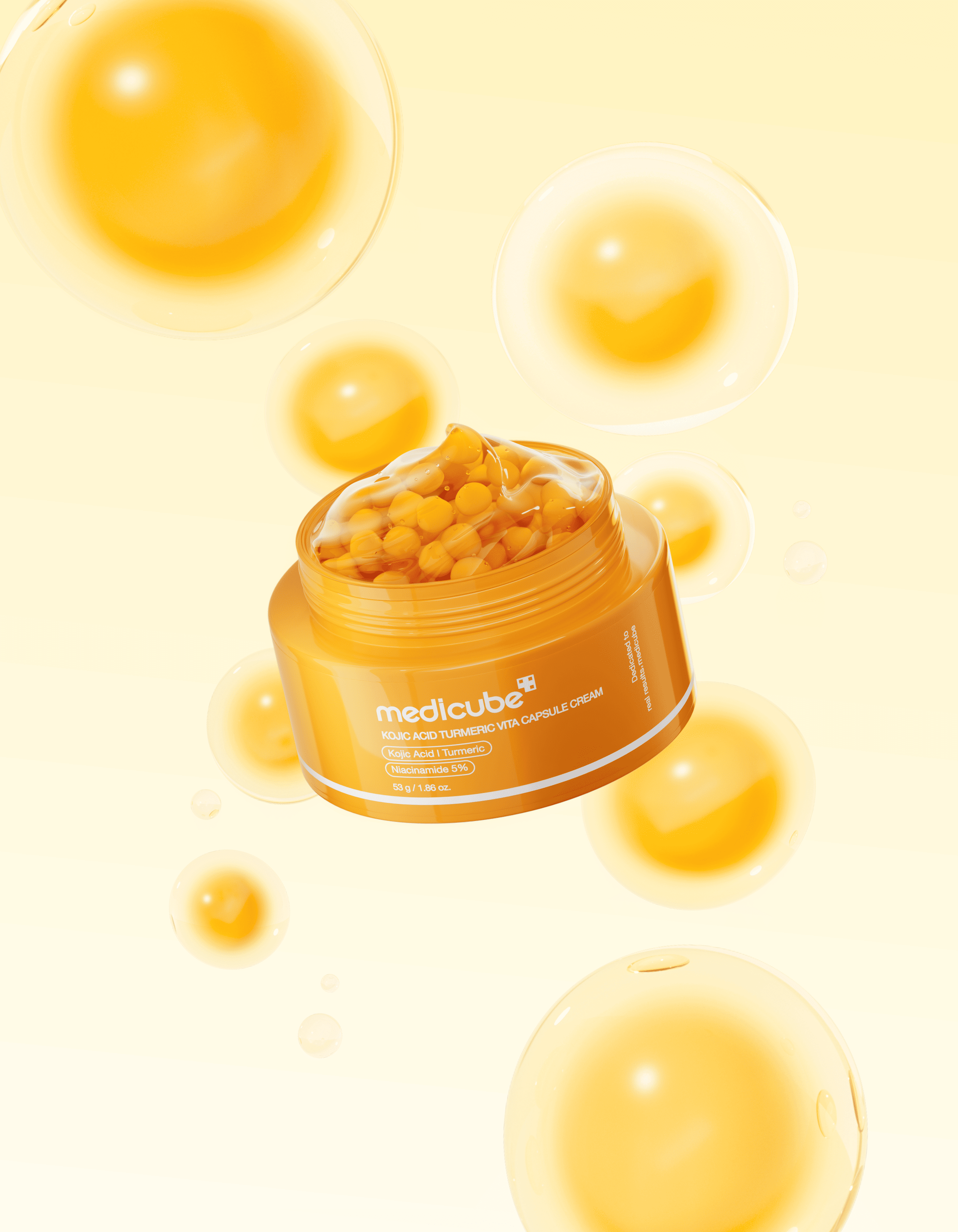 [Medicube] Kojic Acid Turmeric Vita Capsule Cream 53g image 2