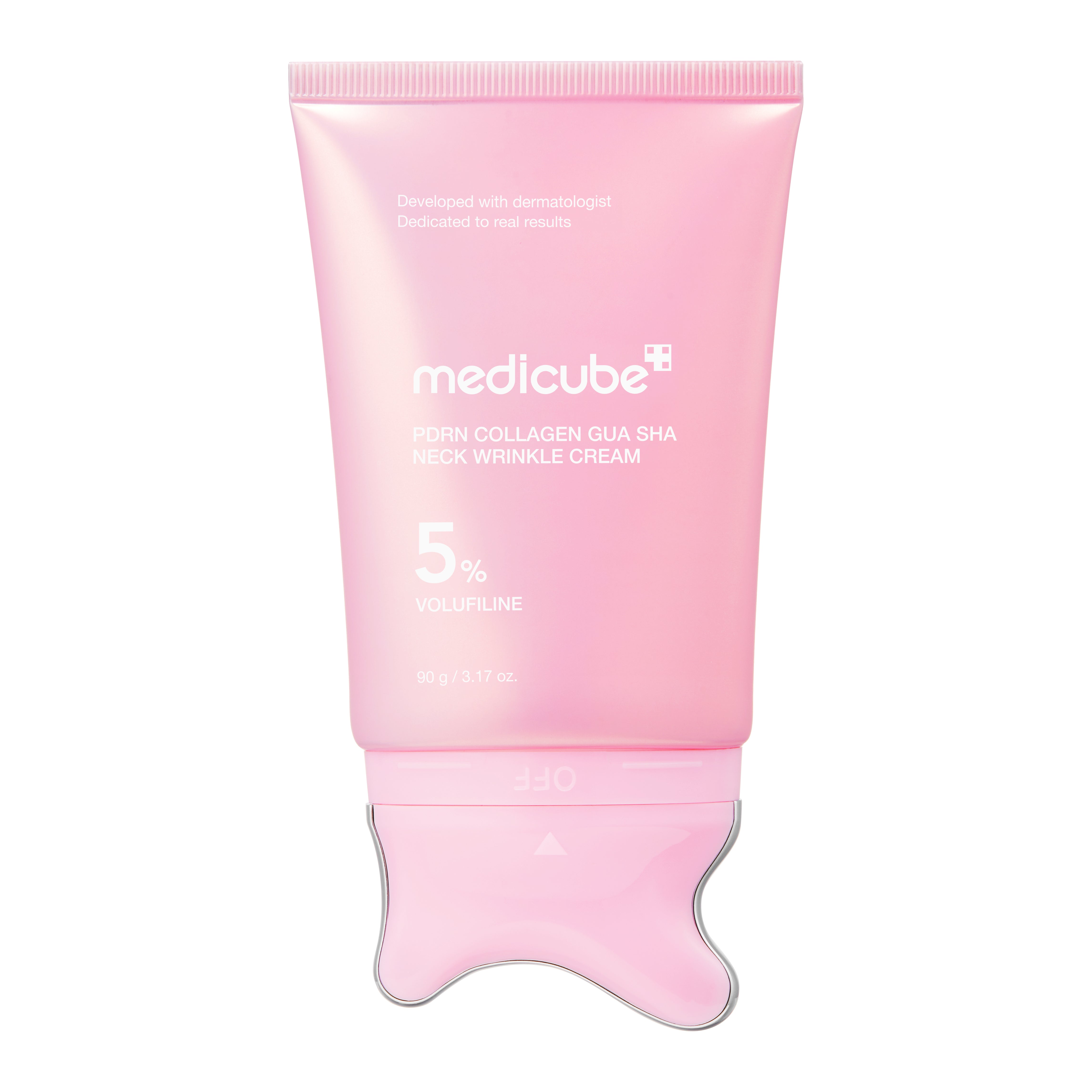 [Medicube] PDRN Collagen Gua Sha Neck Wrinkle Cream 90ml image 2
