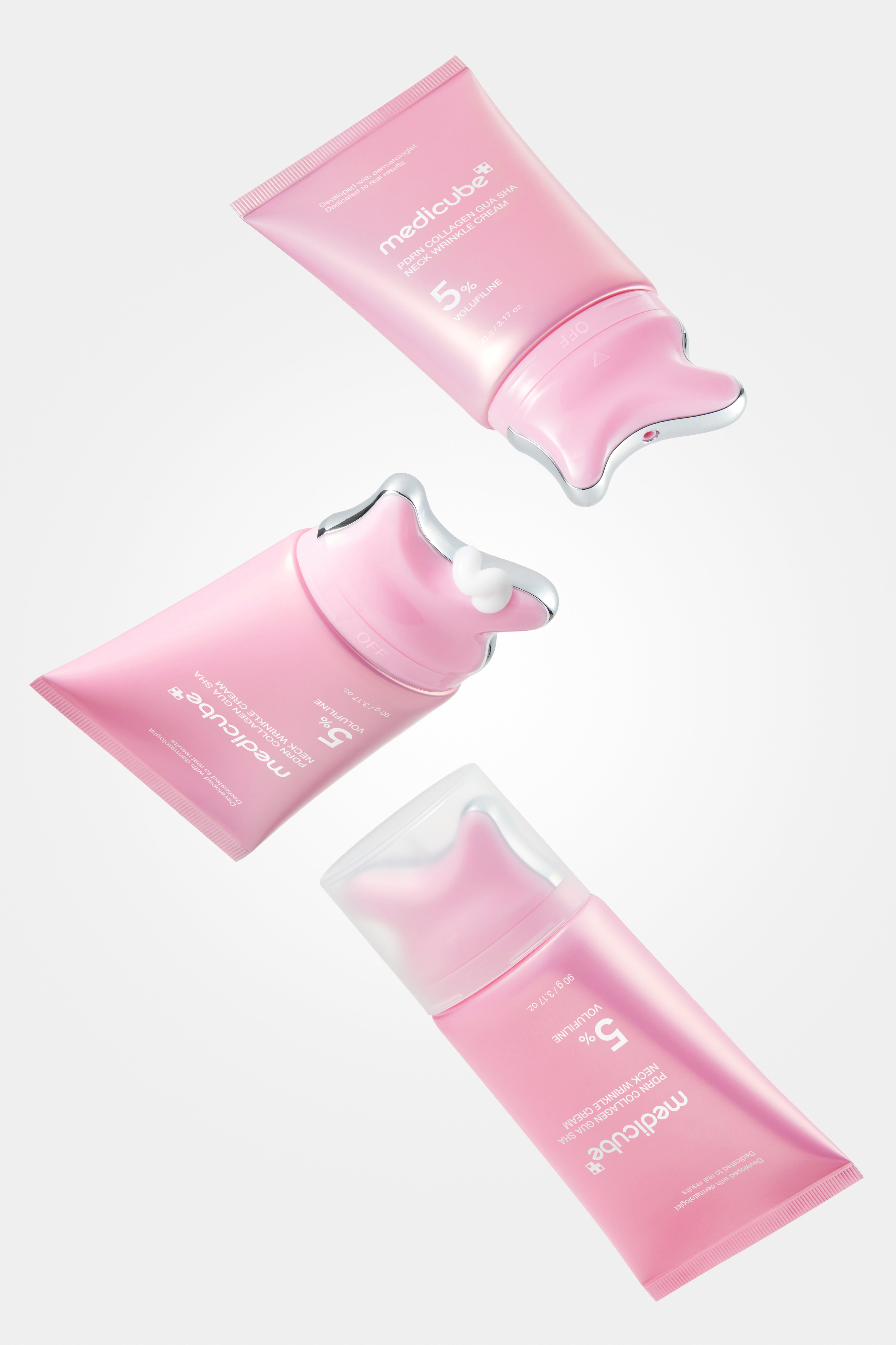 [Medicube] PDRN Collagen Gua Sha Neck Wrinkle Cream 90ml image 3