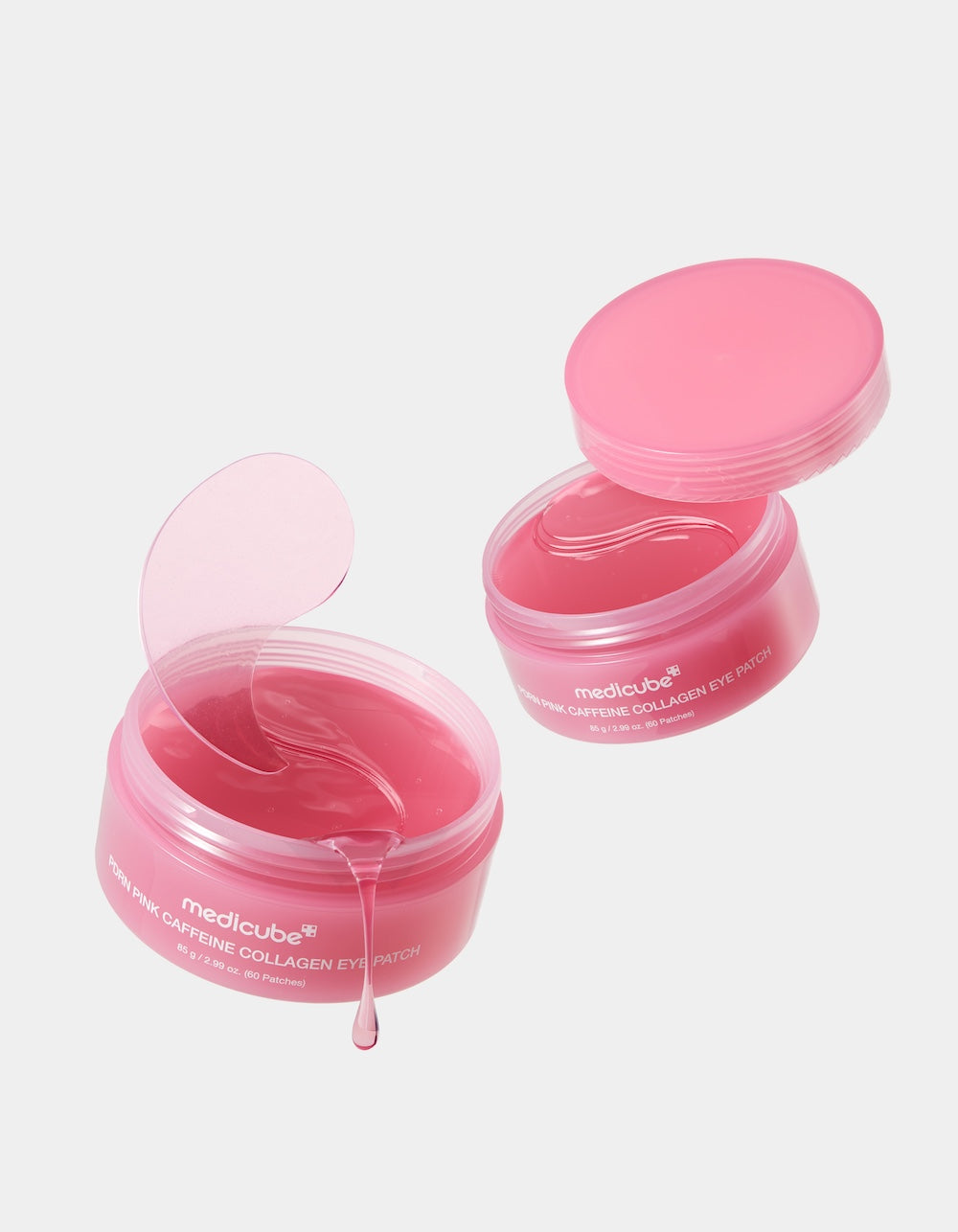 [Medicube] PDRN Pink Caffeine Collagen Eye Patch 60pcs image 3