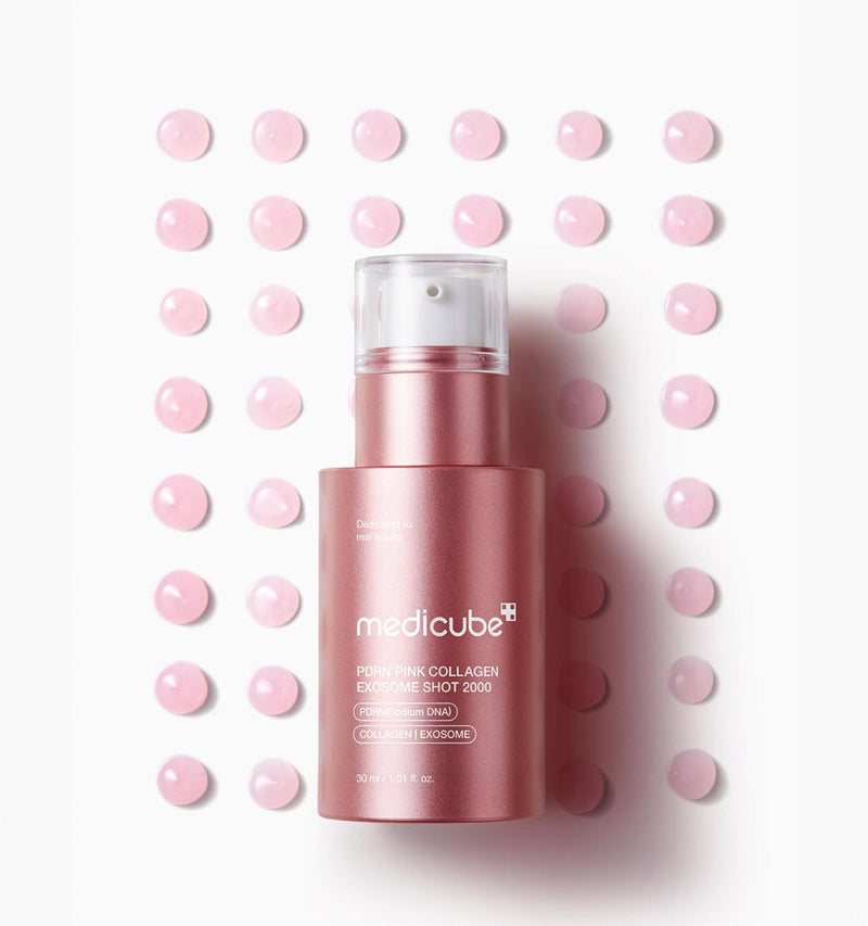 [Medicube] PDRN Pink Collagen exosome shot ampoule 2000 30ml-Luxiface.com