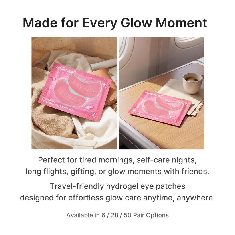 [Medicube] PDRN Pink Collagen Jelly Eye Mask 6Pairs image 5