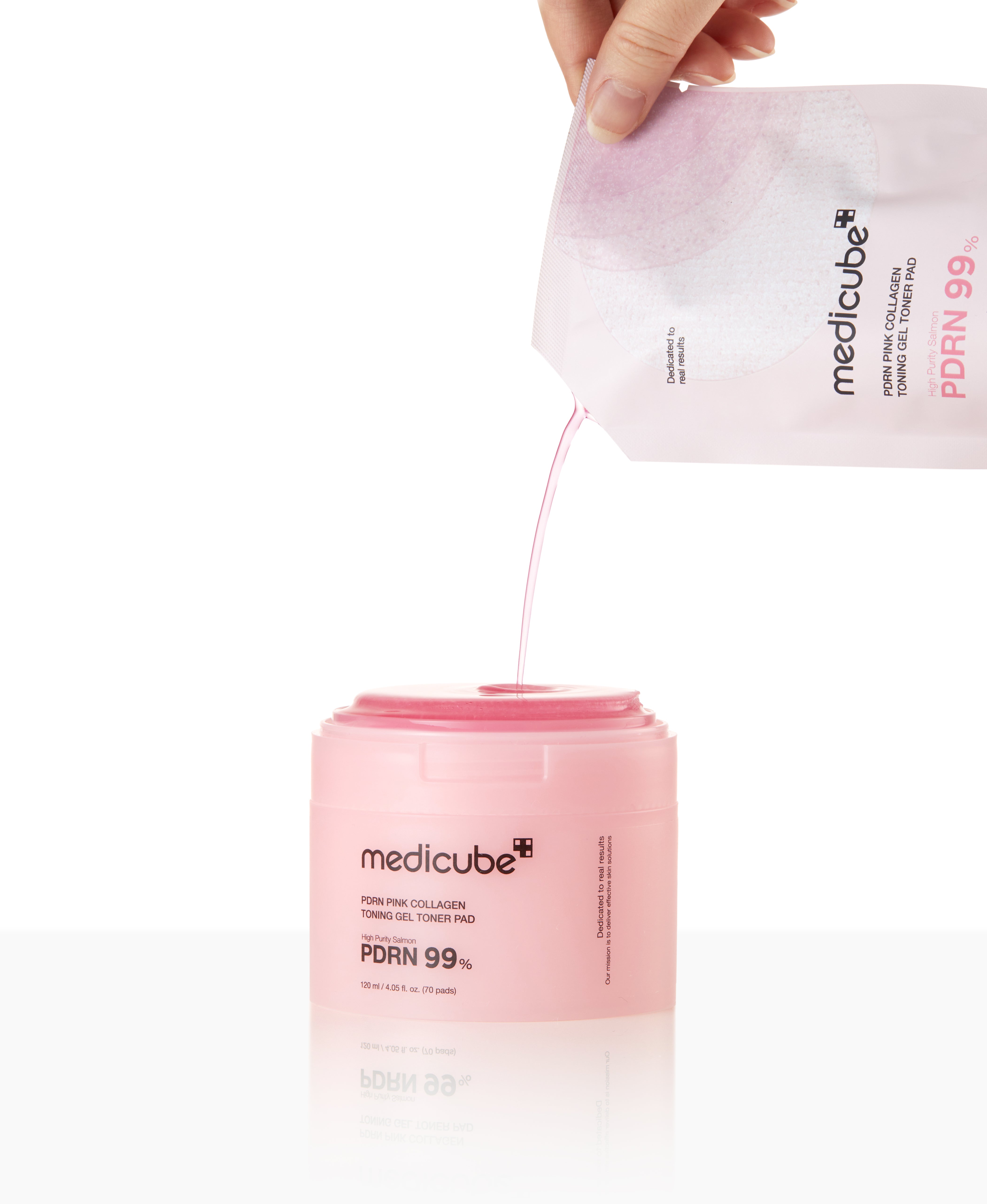 [Medicube] PDRN Pink Collagen Toning Gel Pad 70pcs image 5