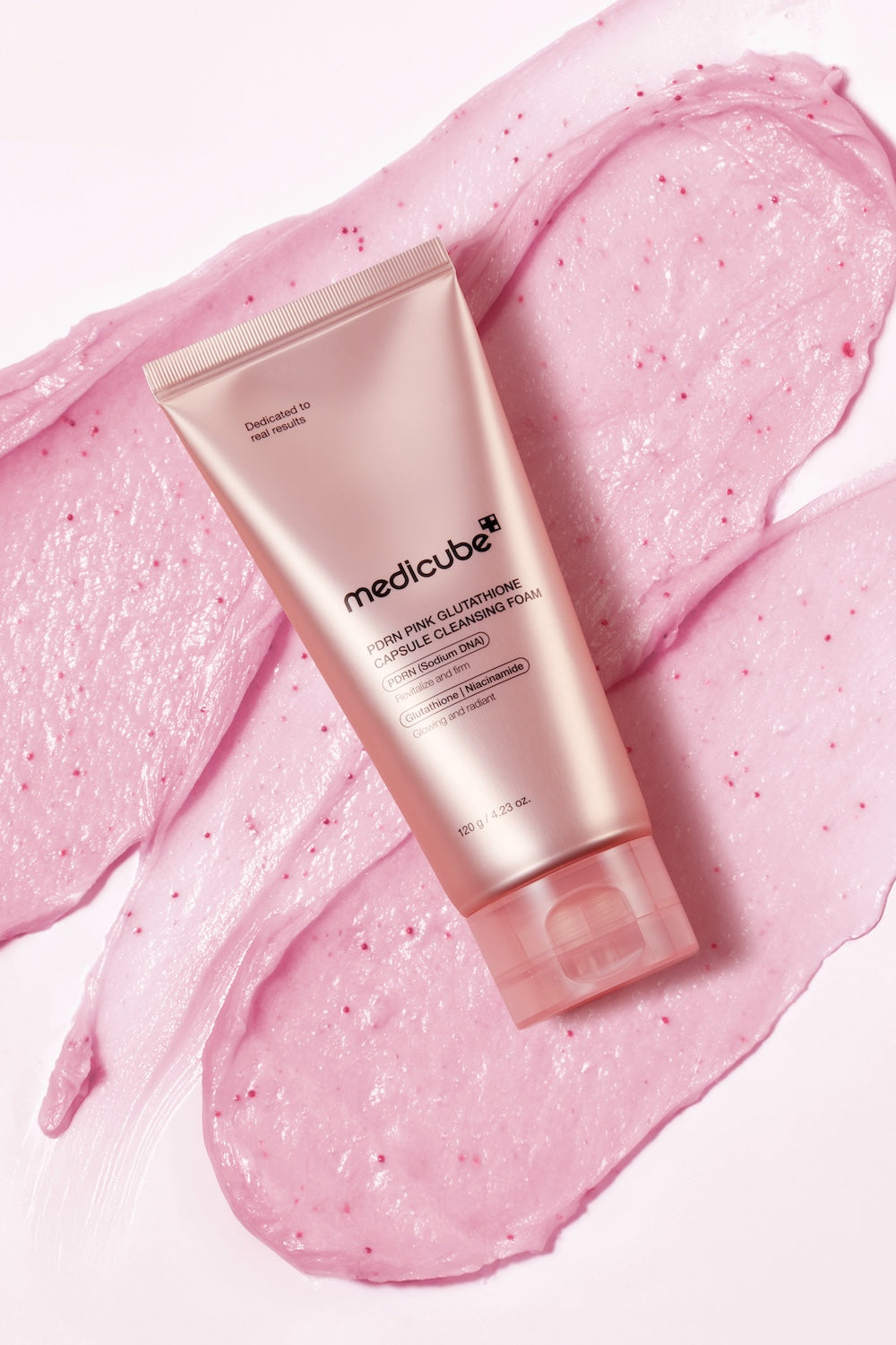 [Medicube] PDRN Pink Glutathione Capsule Cleansing Foam 120g image 5