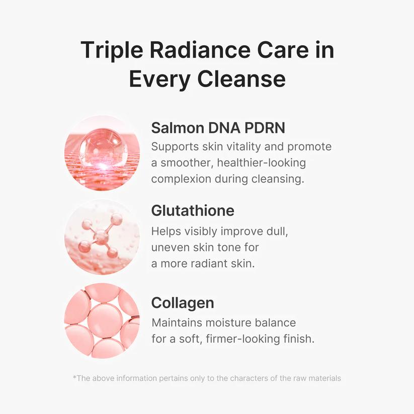 [Medicube] PDRN Pink Glutathione Capsule Cleansing Foam 120g image 8