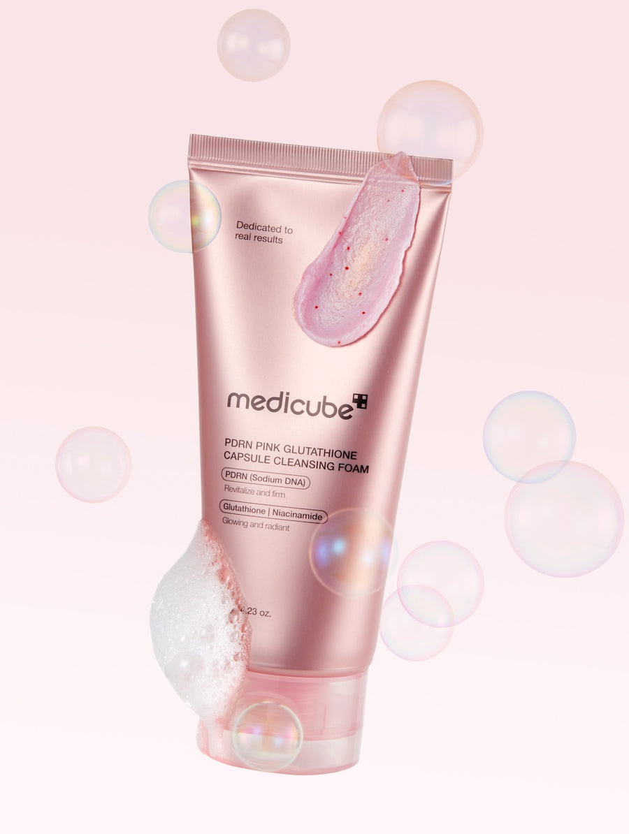glutathione pdrn Pink Face Serum Mist - Medicube | Buy at Sweetcare and the 7cm oval big SNP Glutathione PDRN Bright Turn-On