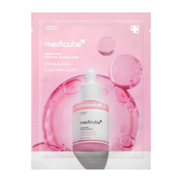 [Medicube] PDRN Pink Peptide Serum Mask 23ml image 1