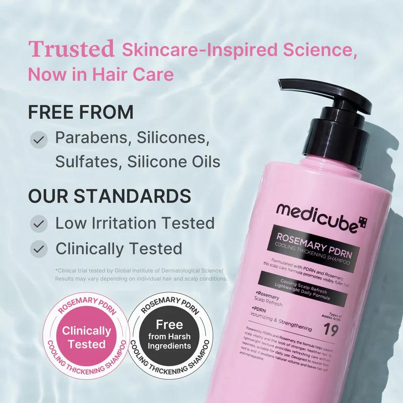 [Medicube] Rosemary PDRN Cooling Thickening Shampoo 400ml image 10