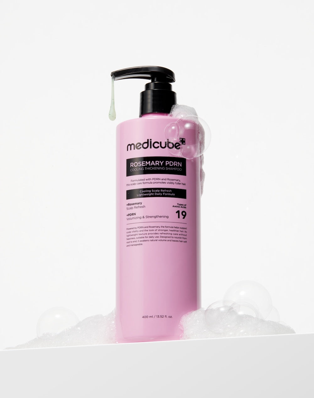 [Medicube] Rosemary PDRN Cooling Thickening Shampoo 400ml image 4