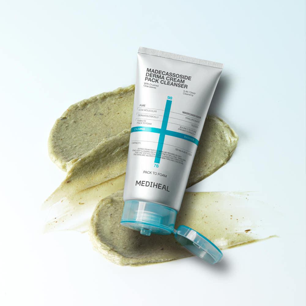 [Mediheal] Derma Cream Pack Cleanser Madecassoside 120ml image 2